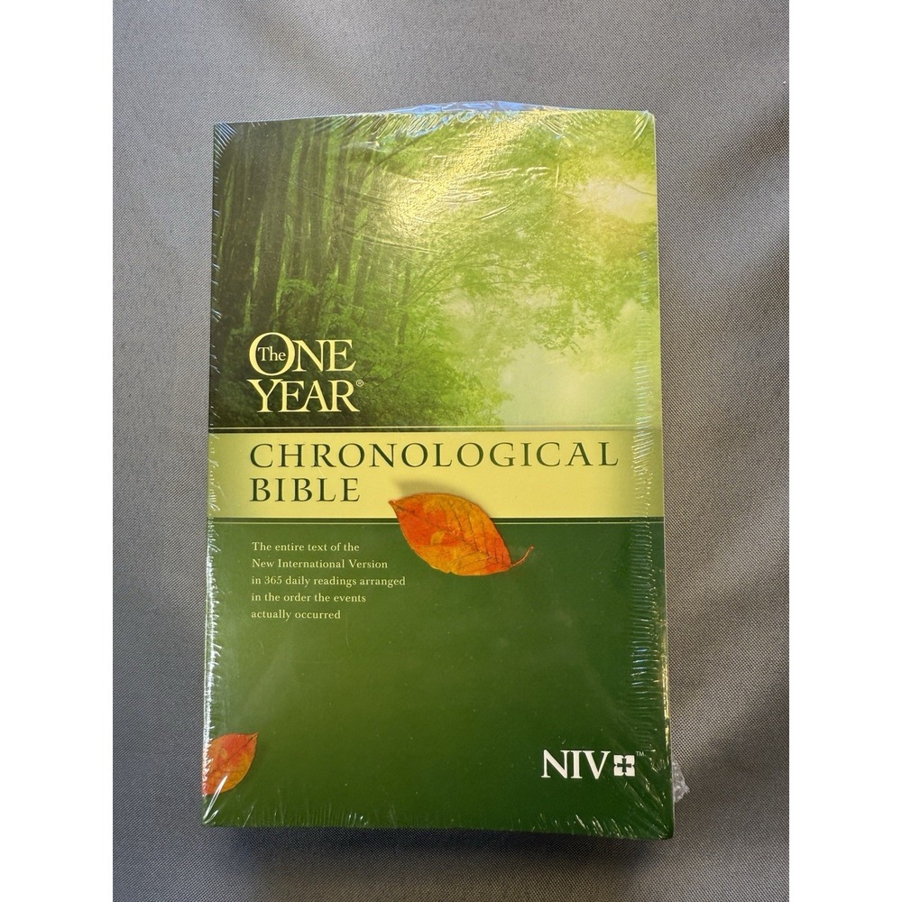 The One Year Chronological Bible, NIV, Shrink Wrapped Soft Cover From Tyndale
